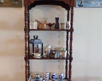 TALL BOOK SHELF WOOD