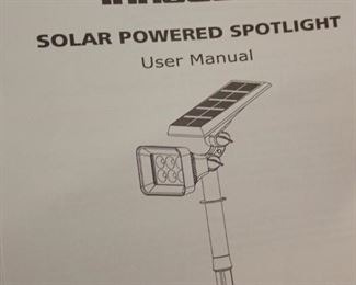 SOLAR POWERED SPOT LIGHTS NEW
