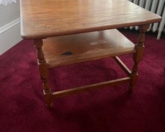 Two tiered table, 30" x 29" x 22"