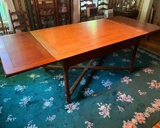 Breadboard Table, Extended measures 85"x40"x29.5"