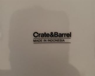 Set of Crate & Barrel dishes