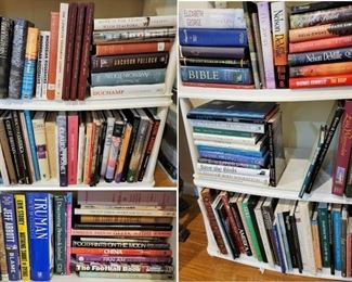 books - Fiction and non-fiction.  History, art