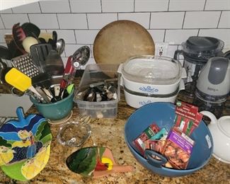 Kitchen utensils and supplies