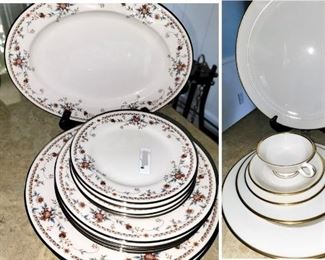 China and dish sets.  Lenox