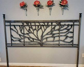 King Iron "Tree of Life" headboard