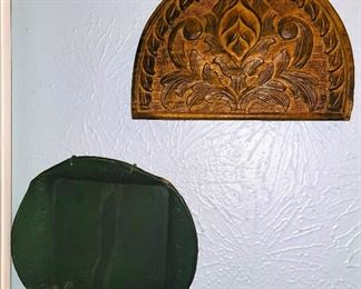 Decorative pottery wand wood carving