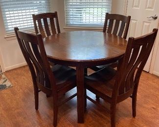 round table & 4 chairs