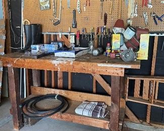 wood work bench