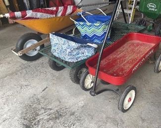 red wagon & utility wagon