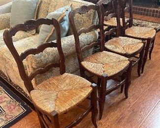 6 French Country Chairs