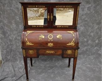 French Empire cylinder secretaire