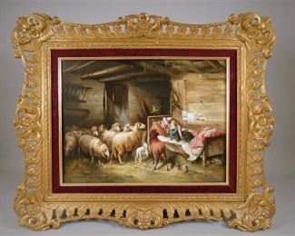 KPM porcelain plaque