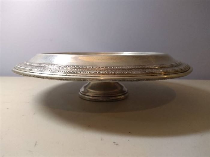 Elgin Sterling Footed Pedestal Bowl