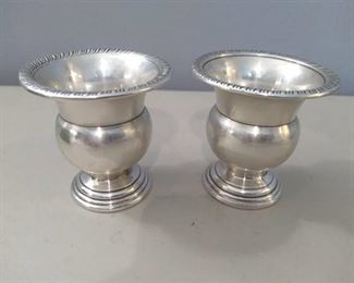 2 Dunkirk Sterling Toothpick Holders