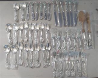 44 Piece Set of Reed and Barton Sterling Flatware