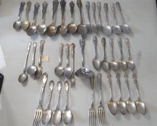 Lot of Silverplate Flatware