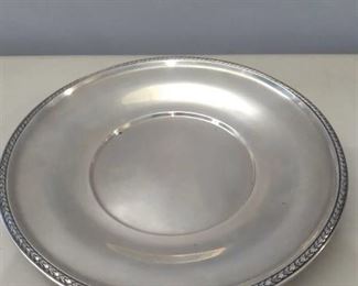 Sterling 9 1/2 Inch Plate