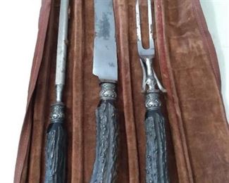 Keen Kutter Stag Handle Carving Set