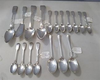 Antique English Silver Spoons