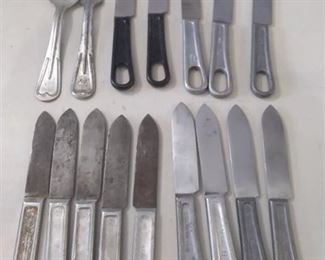Lot of US Military Mess Hall Utensils WWI-Korea