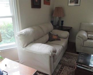 Leather Living Room Sofa Suit