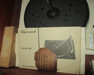 Garrard Model 40B Stromberg Carlson Stereo Radio Cabinet