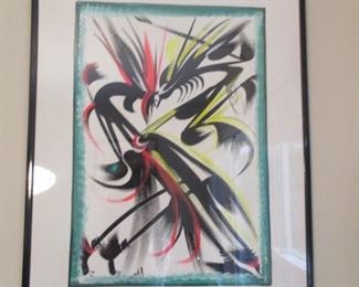 Jean Miotte Style Artwork