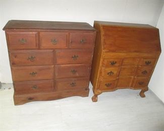 Slant Front Desk & Dresser