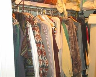 Tons of His & Hers Clothing & Handbags