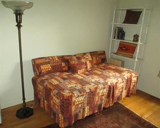 Torch Floor Lamp & Trundle Bed