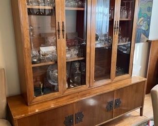 Furnette Mid-Century China Display Cabinet