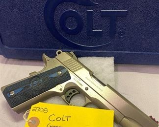 Colt Government model 70 45 acp stainless finish