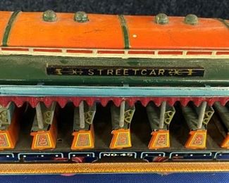 Tin Litho Street Car