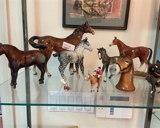 Porcelain horse collection   PLEASE NOTE THE DAPPLE FOUL IS NOT AVAILABLE   