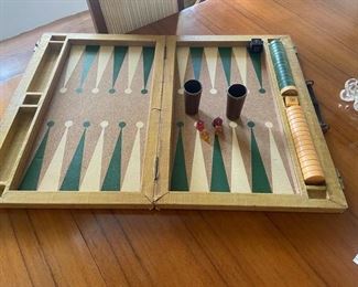 Bakelite Backgammon set 