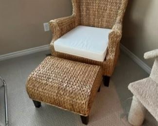 Retain Chair & Ottoman $100