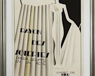 Maurice Dufrene, Rayon Des Soieries, Lithograph