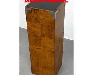 Lot 29 Patchwork Square Column Display Pedestal.