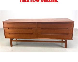 Lot 33 Nils Jonsson Danish Modern Teak Low Dresser.