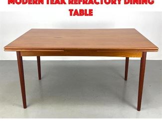 Lot 42 Georg Petersens Danish Modern Teak Refractory Dining Table