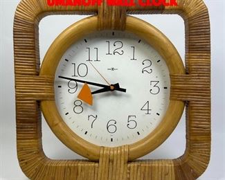 Lot 81 Howard Miller Arthur Umanoff Wall Clock
