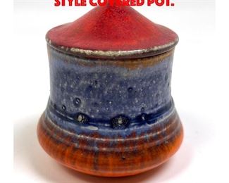 Lot 96 Small Wiener Werkstatte style Covered Pot.