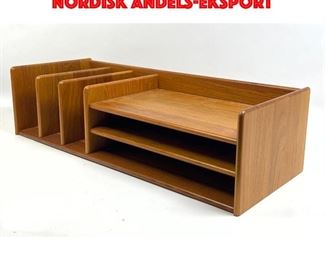 Lot 151 Teak Desk Organizer Marked Nordisk AndelsEksport