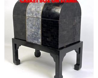 Lot 235 Maitland Smith Jewelry Casket Box on Stand.