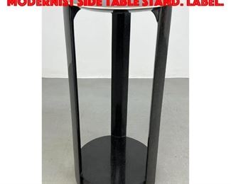 Lot 299 Tavola by OGGETTI Modernist Side Table Stand. Label.