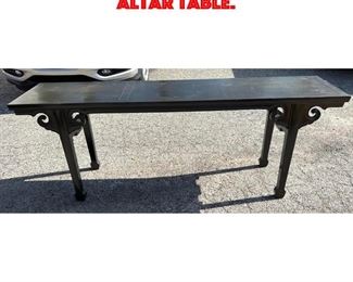 Lot 338 Chinese Style Console Altar Table.