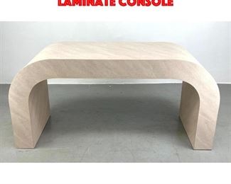Lot 458 Post Modern Waterfall laminate console