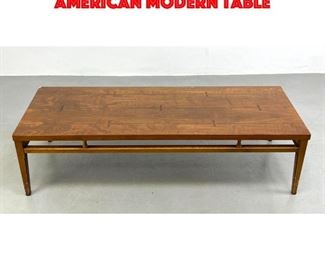 Lot 490 Lane Tuxedo Coffee Table. American Modern Table