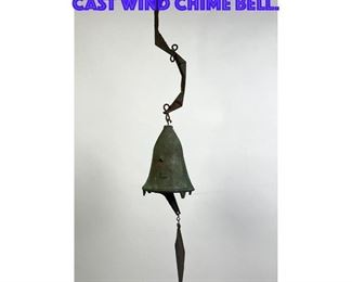 Lot 611 PAOLI SOLERI Bronze Hand Cast Wind Chime Bell. 