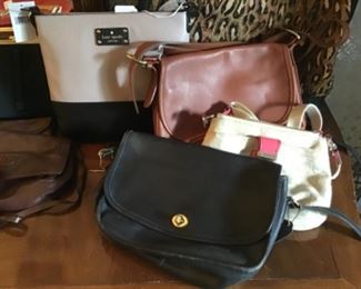 Vintage Handbags including Leather Coach Bags 